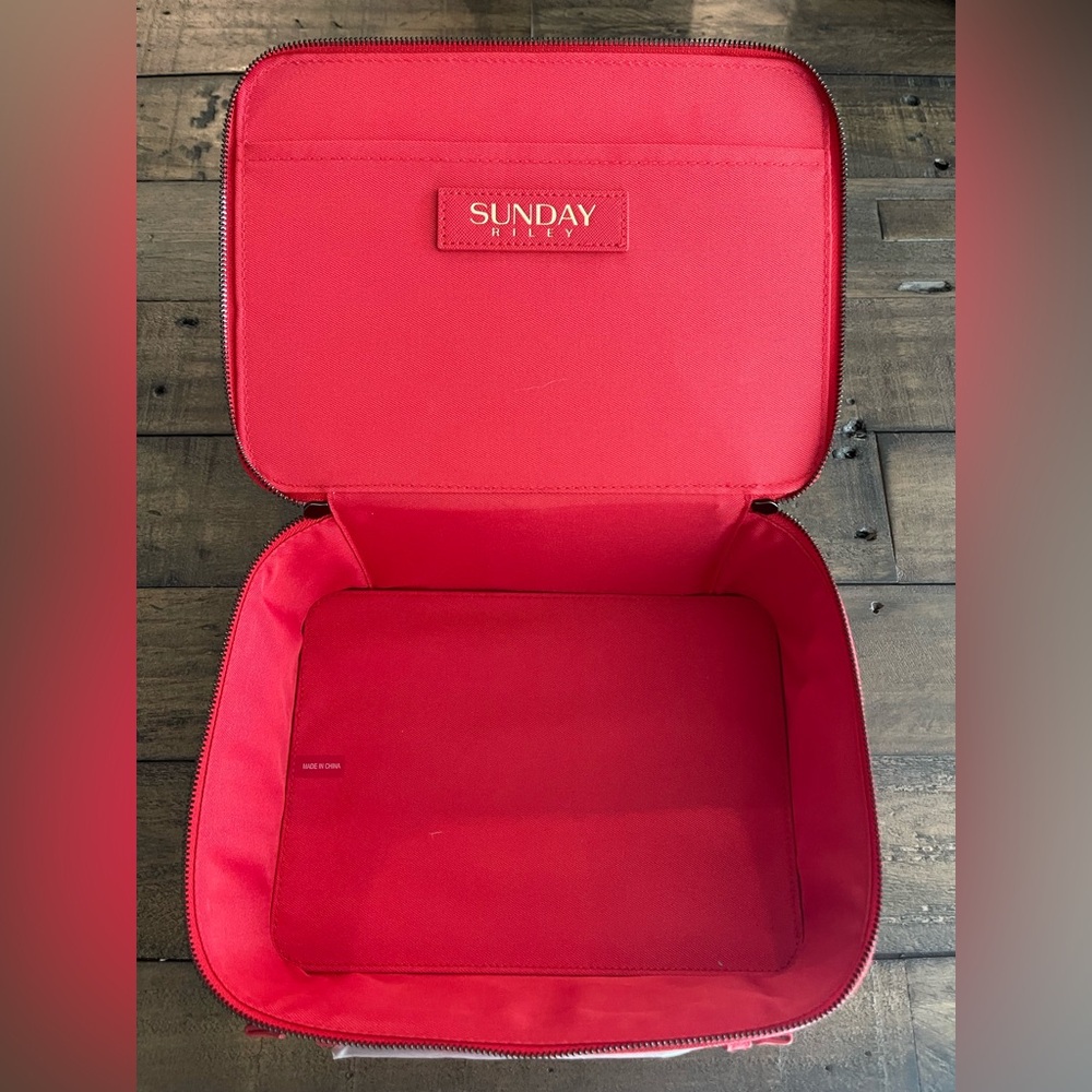 Sunday Riley Red Cosmetic Case - Picture 2 of 5